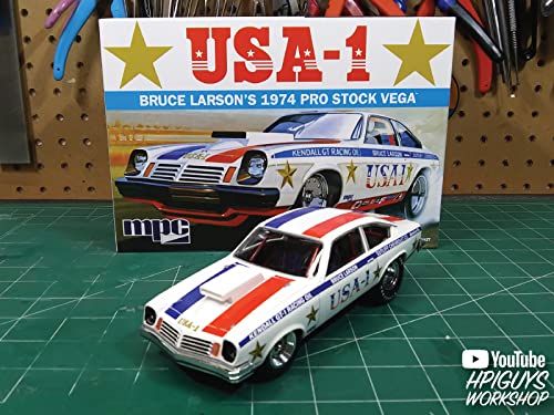 MPC مجموعة نماذج بمقياس MPC Bruce Larson USA/1 Pro Stock Vega 1:25 - Image 5